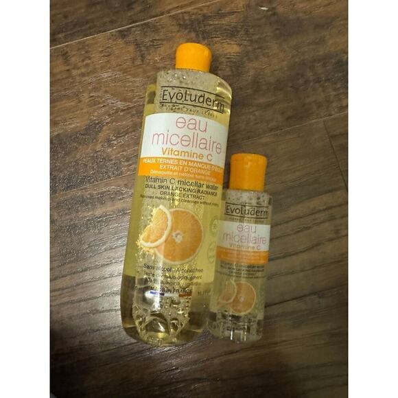 EVOLUDERM 2 Pack Vitamin C Micellar Water for Dull Skin Lacking Radiance - Picture 2 of 4